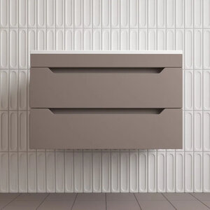 Изображение товара Тумба Style Line Остин ЛС-00002406, 80 см, подвесная, цвет тауп темный