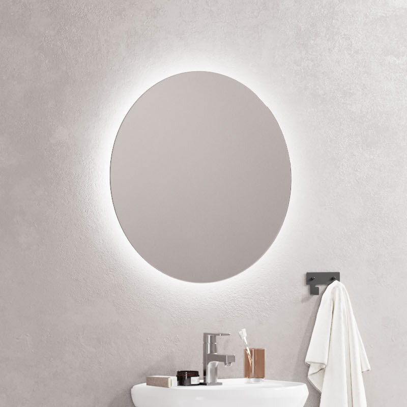 Изображение товара Зеркало Corozo Ринго SD-00001557, 65 см, с LED-подсветкой, цвет белый