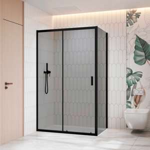 Изображение товара Душевой уголок RGW Classic CL-133B (CL-13 + Z-03), 060913329-34, 120 х 90 см, дверь раздвижная, стекло тонированное, профиль черный