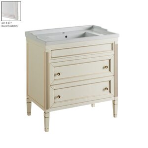 Изображение товара Тумба под раковину Caprigo Albion promo 70 33317, 2 ящика, цвет B-077 bianco grigio