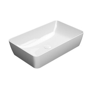 Изображение товара Раковина GSI Nubes 904011, 80 см, накладная, белый