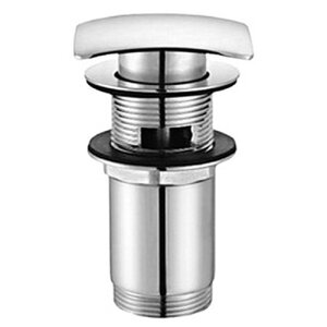 Изображение товара Донный клапан для раковины PlastBrno EUVCR05 с системой Clik-Clak хром