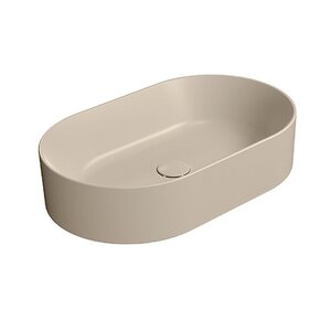 Изображение товара Раковина GSI Kube X 945808 накладная овальная 60x37 см cretta matte