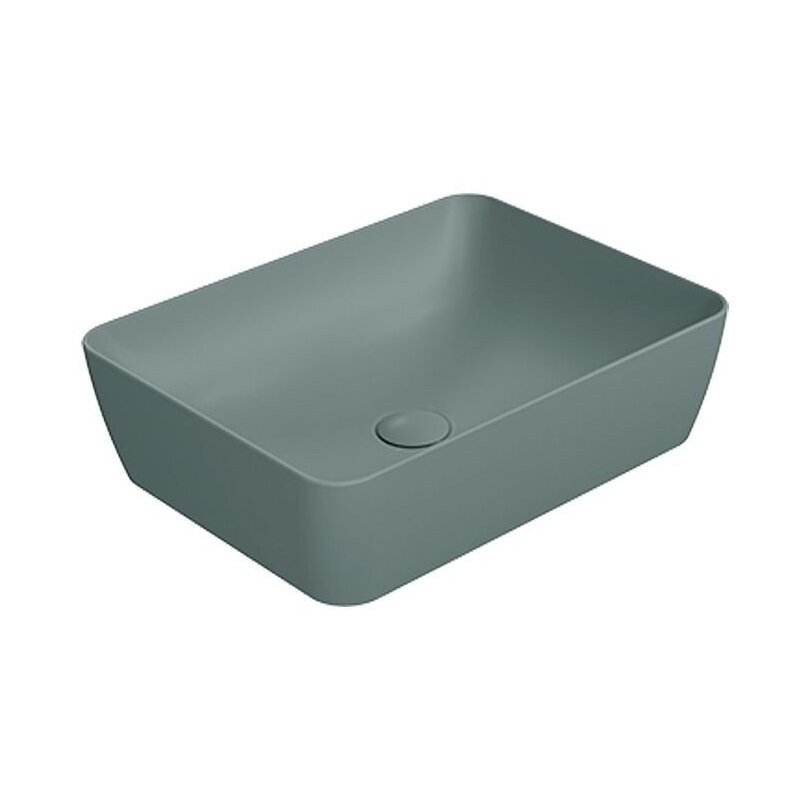 Изображение товара Раковина GSI Nubes 903704, 50 х 38 см, накладная, agave matte Изображение товара Раковина GSI Nubes 903704, 50 х 38 см, накладная, agave matte
