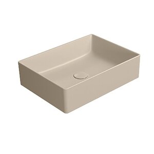 Изображение товара Раковина GSI Kube X 942908, 50 х 37 см, накладная, фаянс, creta matte