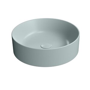 Изображение товара Раковина GSI Kube X 942715, накладная, 45 x 45 см, ghiaccio matte