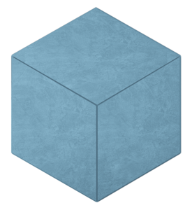 Изображение товара Мозаика Ametis Spectrum SR03 Cube 39038, 29 x 25 см, sky blue