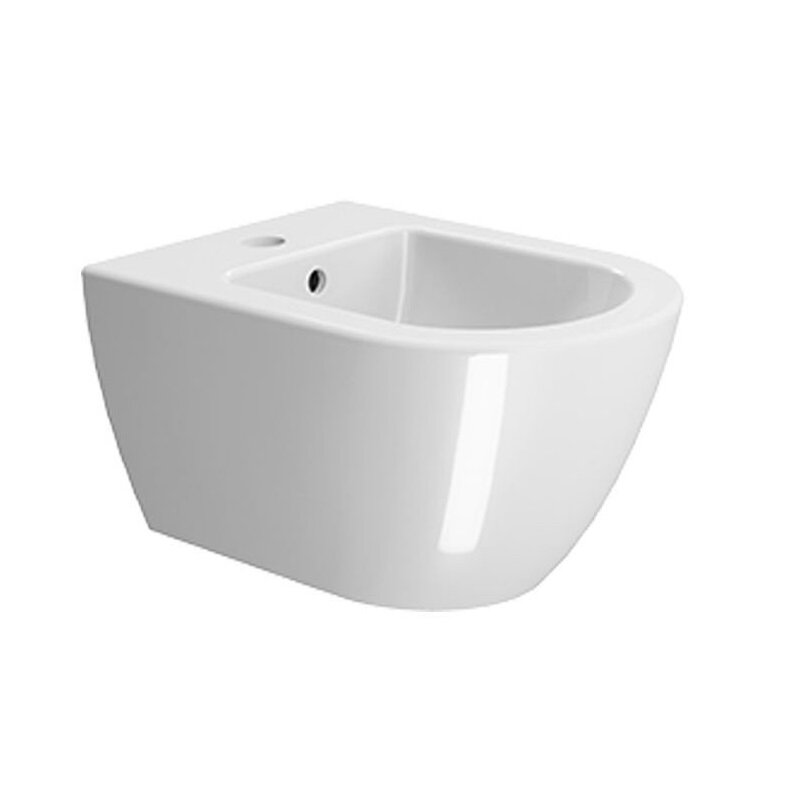 Изображение товара Подвесное биде GSI Pura 8864111 белое глянцевое размеры 500x360 мм