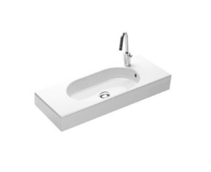 Изображение товара Раковина Hatria Area Y0QB01, 80 см, фаянс, подвесная, белая