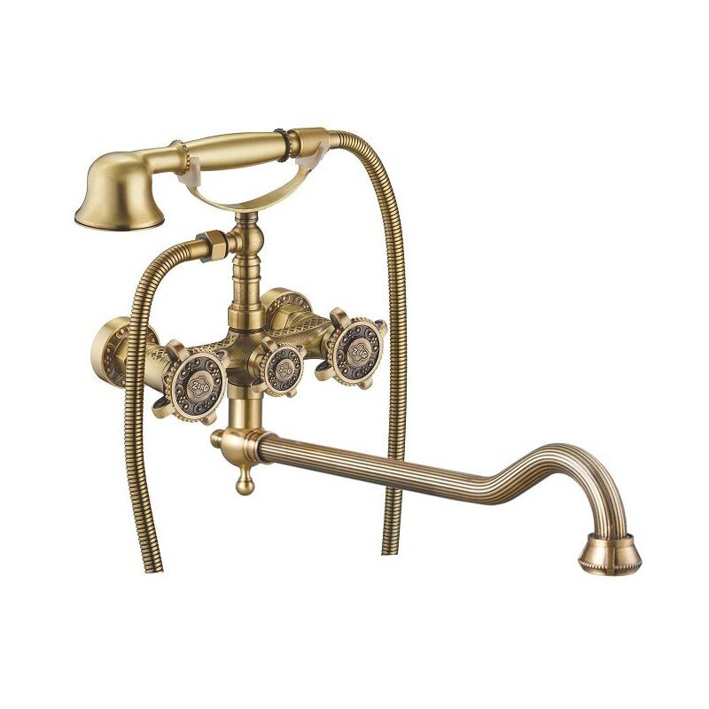 Изображение товара Смеситель Zorg Antic A 2001WDN-BR для ванны и душа, бронза, ретро стиль