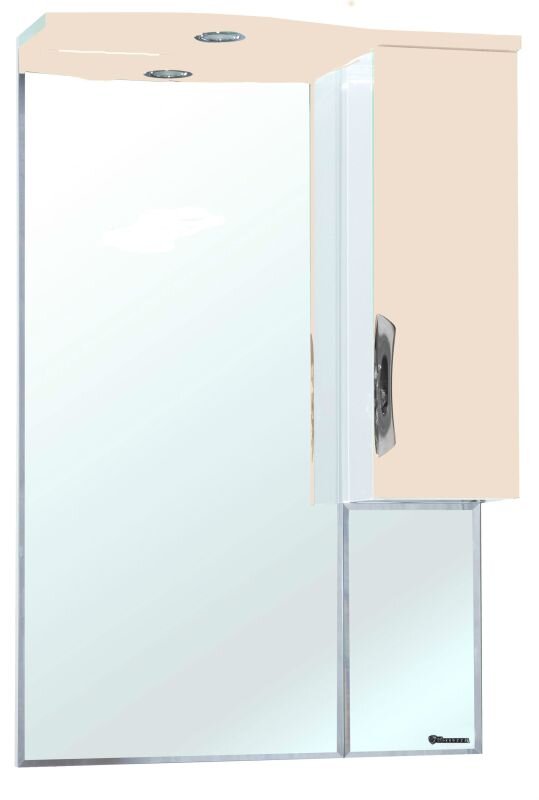 Изображение товара Зеркальный шкаф Bellezza Лагуна 65x100 см с подсветкой и розеткой