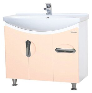 Изображение товара Тумба под раковину Bellezza Лагуна 75, напольная, бежевый, 4632112110078