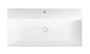 Изображение товара Раковина Hatria Bahia BH1000465011TS0, 100 см, фаянс, подвесная, белая