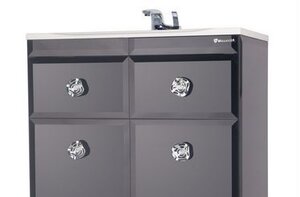 Изображение товара Тумба под раковину Bellezza LUSSO (ЛУССО) 65, напольная, цвет - черный, 00000001289