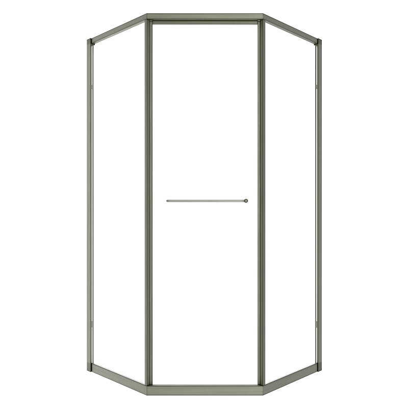 Изображение товара Душевой уголок Timo T33L/T33R 100х100 см раздвижная стекло никель