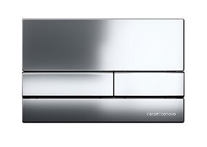 Изображение товара Клавиша смыва Ceramica Nova Flat CN002CH механическая хром для унитаза