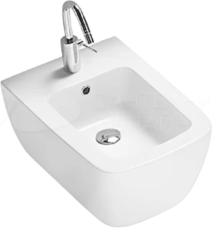 Изображение товара Подвесное биде Hatria Fusion Q YXV801 из фаянса, белое, 35х55 см