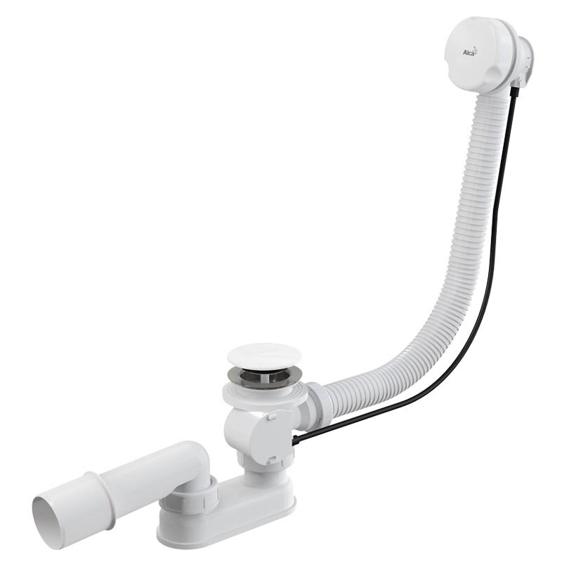 Изображение товара Автоматический слив-перелив для ванны AlcaPlast A51BM белого цвета