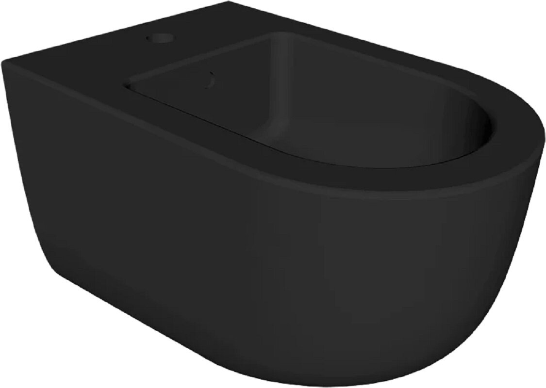 Изображение товара Биде подвесное Hatria Futura A0Y9B802 черное матовое 35.5x53 см Италия