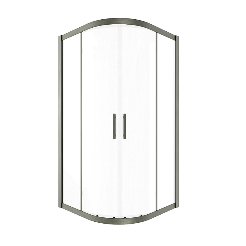 Изображение товара Душевой уголок Timo T43 100x100 см стекло прозрачное профиль никель прочный дизайн