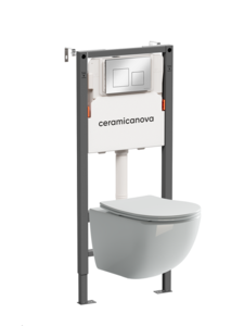 Изображение товара Инсталляция Ceramicanova Balance CN3009_121002CH с унитазом Forma