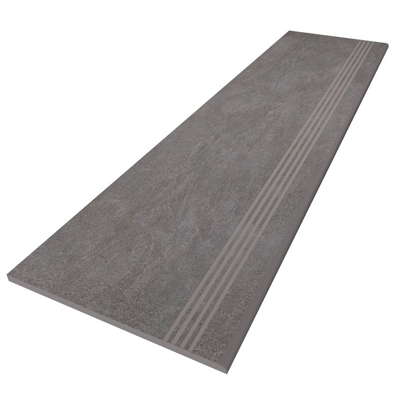 Изображение товара Ступень, керамогранит Ametis Spectrum SR06 39156, 30х120 см, graphite Изображение товара Ступень, керамогранит Ametis Spectrum SR06 39156, 30х120 см, graphite