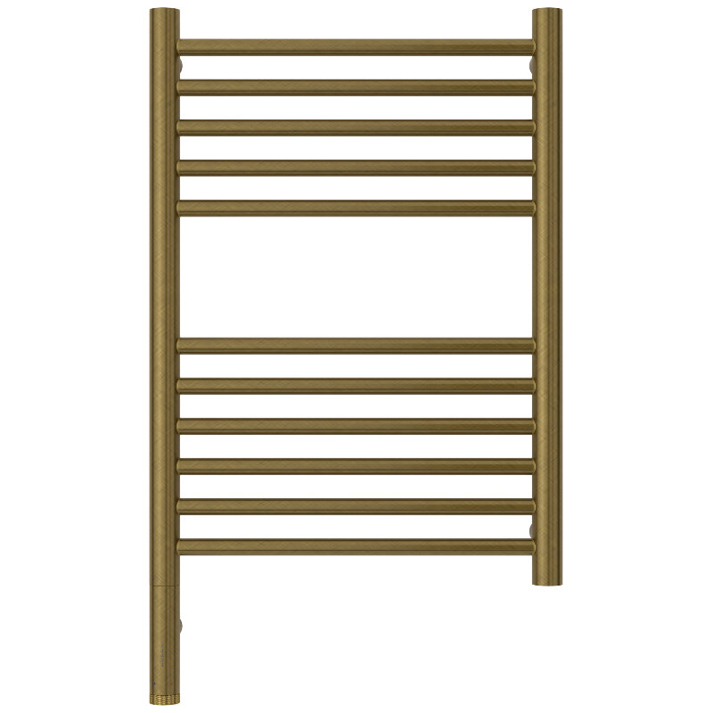 Изображение товара Полотенцесушитель электрический Сунержа Богема 3.1 прямая 05-6004-6040/05-6005-6040, высота 60 см, ширина 40, диммер слева/справа, цвет состаренная бронза