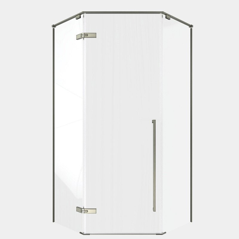 Изображение товара Душевой уголок Timo T67 100x100 см стекло прозрачное профиль никель
