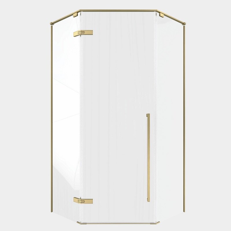 Изображение товара Душевой уголок Timo T69, 100x100 см, стекло прозрачное, профиль золото