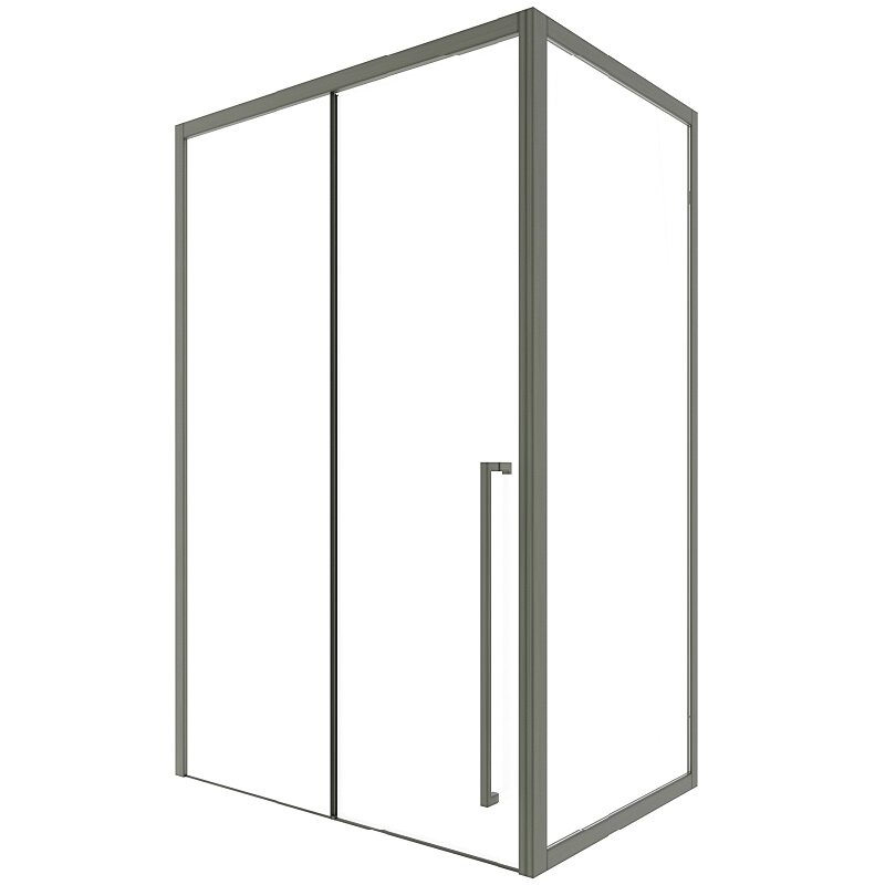 Изображение товара Душевой уголок Timo T51L+T60, 90x150 см, раздвижное стекло, никель