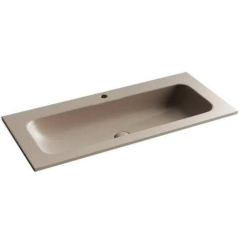 Изображение товара Раковина Ceramicanova Grace CN7013MC, 101 см, сантехфарфор, капучино матовый