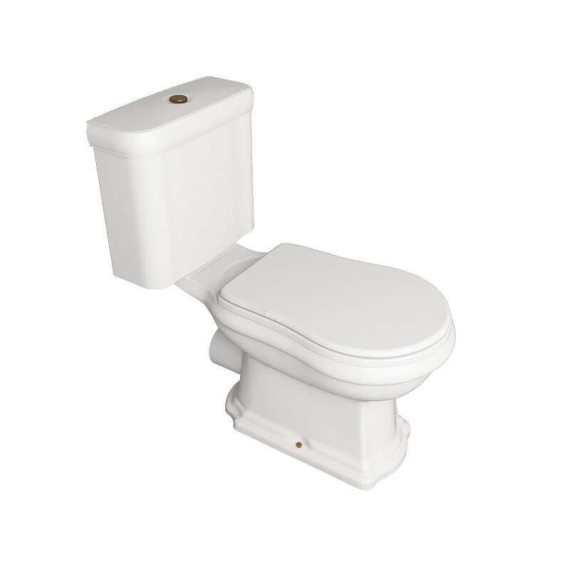 Изображение товара Унитаз Kerasan Retro с горизонтальным выпуском, фарфор, белый, 101301