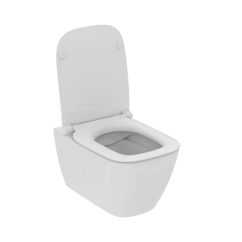 Изображение товара Подвесной унитаз Ideal Standard i.life B T5330HY, безободковый, крышка-сиденье с микролифтом в комплекте, цвет белый