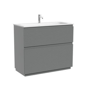 Изображение товара Тумба под раковину Sancos Folk Floor FL100FES, 100 см, напольная, ergraut soft