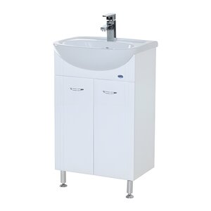 Изображение товара Тумба под раковину Bellezza Уют 45, напольная, белый, 4635023000018