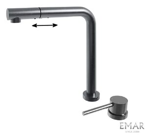 Изображение товара Смеситель Emar ЕС - 7027 для кухонной мойки, PVD, dark