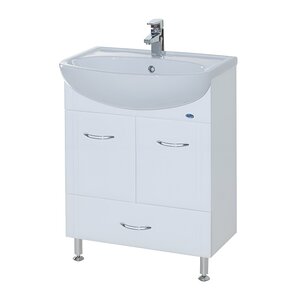 Изображение товара Тумба под раковину Bellezza Уют 50, напольная, белый, 4635008070012