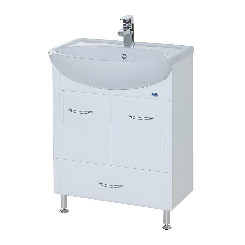Изображение товара Тумба под раковину Bellezza Уют 50, напольная, белый, 4635008070012