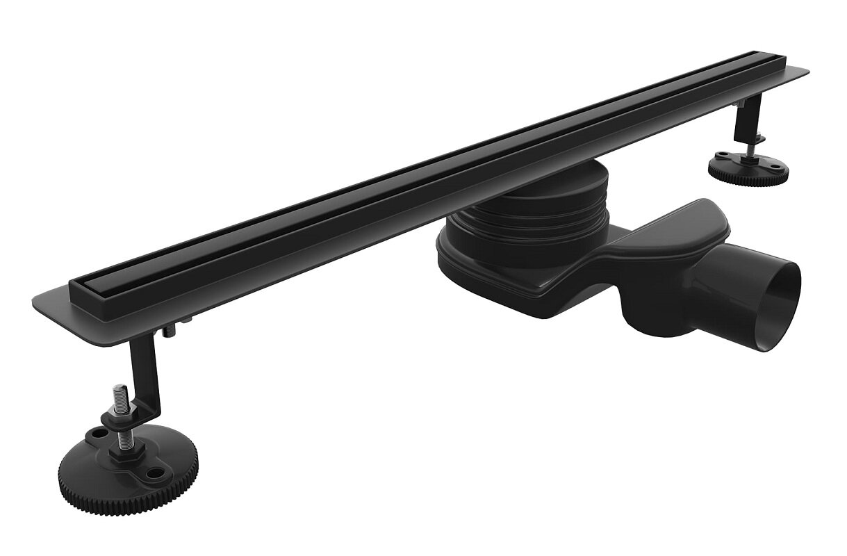 Изображение товара Дренажный канал RGW SDR-54B 40 см нержавеющая сталь черный матовый