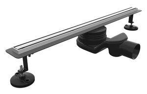 Изображение товара Дренажный канал RGW SDR-54 60 см хром нержавеющая сталь Германия