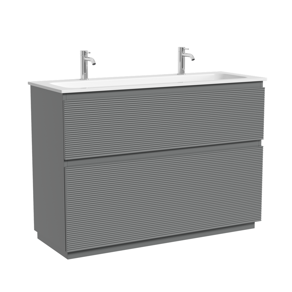 Изображение товара Тумба под раковину Sancos Folk Floor FL120FES 120 см напольная серый