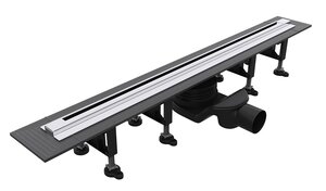 Изображение товара Дренажный канал RGW SDR-55, 79215580-01, 80 см, хром