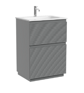 Изображение товара Тумба под раковину Sancos Folk Floor FL60FES, 60 см, напольная, ergraut soft