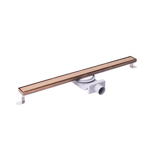 Изображение товара Дренажный канал Plumberia Selection PSL Linear PSL100BR 100 см бронза для душевых