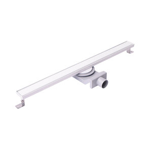 Изображение товара Дренажный канал Plumberia Selection PSL Linear PSL100BO 100 см под плитку белый матовый