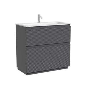 Изображение товара Тумба под раковину Sancos Folk Floor FL90FGS, 90 см, напольная, grey soft