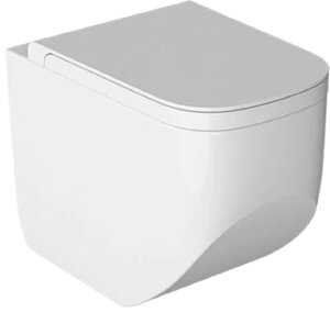 Изображение товара Приставной унитаз Hatria Next Y3AY01, безободковый, крышка-сиденье микролифт, белый