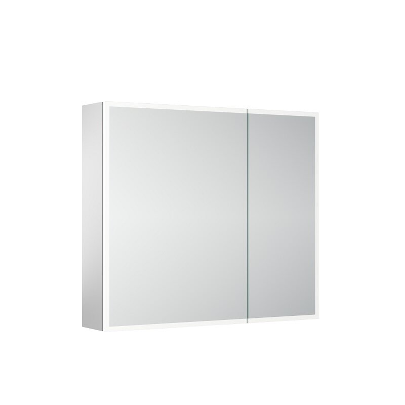 Изображение товара Зеркальный шкаф Sancos Evoke SC8080, 80 см, LED подсветка, бесконтактное управление, серый Изображение товара Зеркальный шкаф Sancos Evoke SC8080, 80 см, LED подсветка, бесконтактное управление, серый