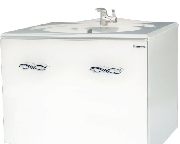 Изображение товара Тумба под раковину Bellezza ВЕРСАЛЬ 90 подвесная 2 ящика белый Россия