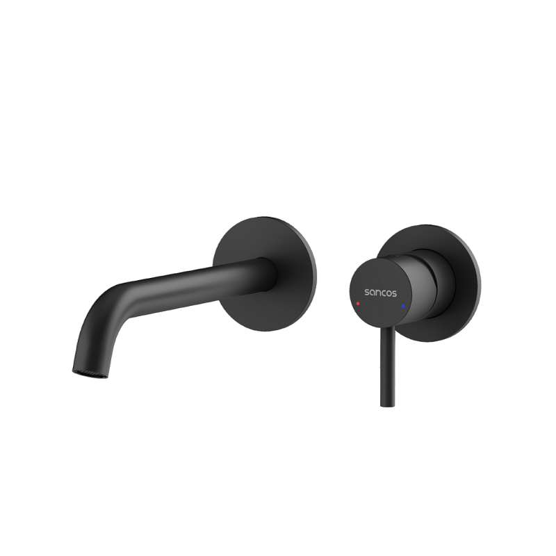Изображение товара Смеситель для раковины Sancos Etna SC9004MB, черный матовый